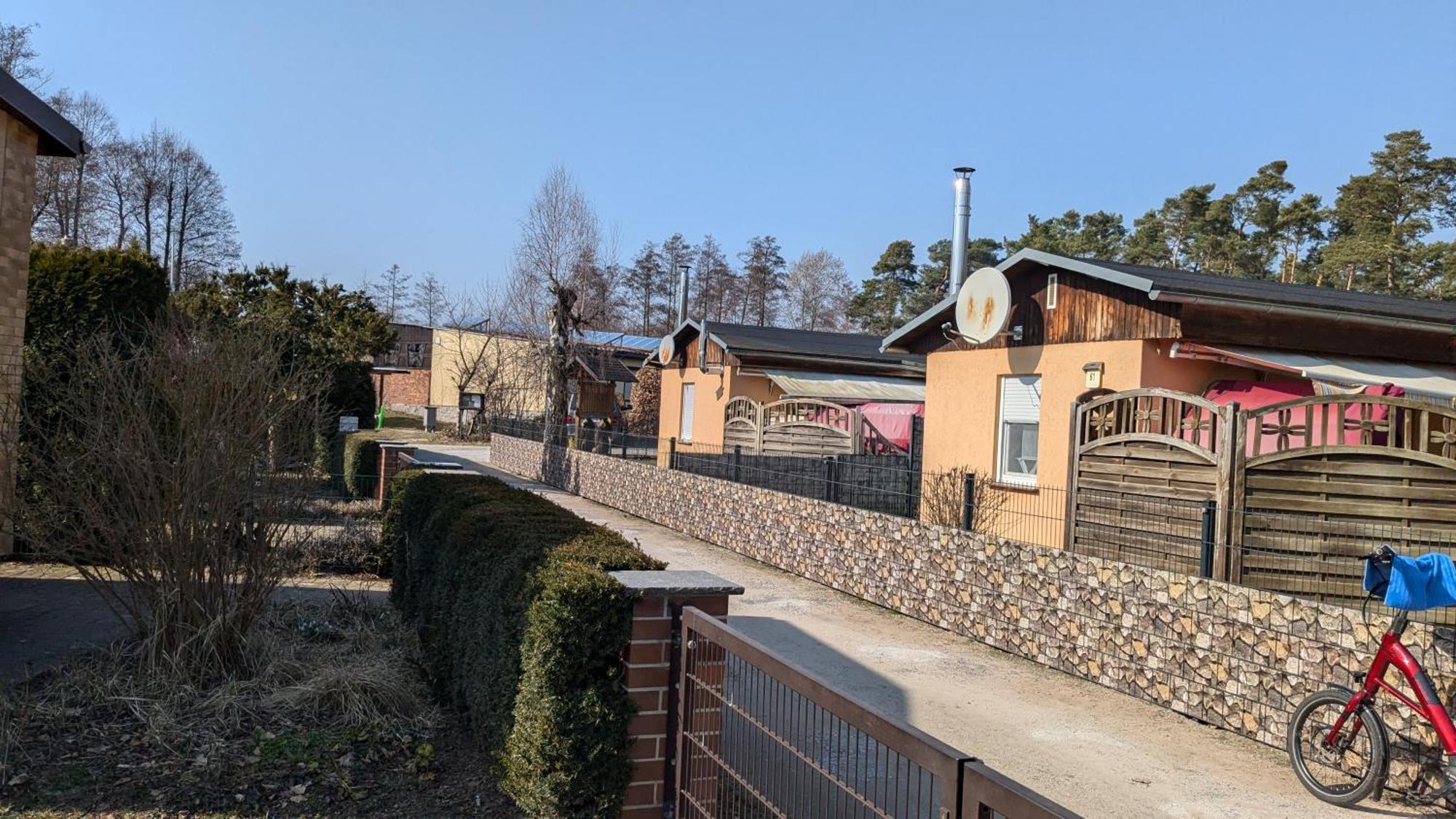 Spreewaldhaeuser Golinski Mit Kamin Am Neuendorfer See Alt Schadow Extérieur photo